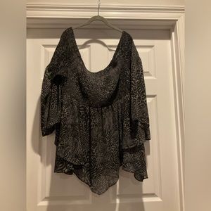 Animal print style shirt